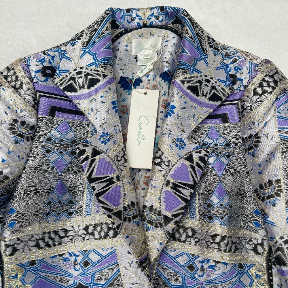 Auc NWT Camilla Tales of Tatiana Swarovski Crystal coat $1000 - Picture 3 of 17